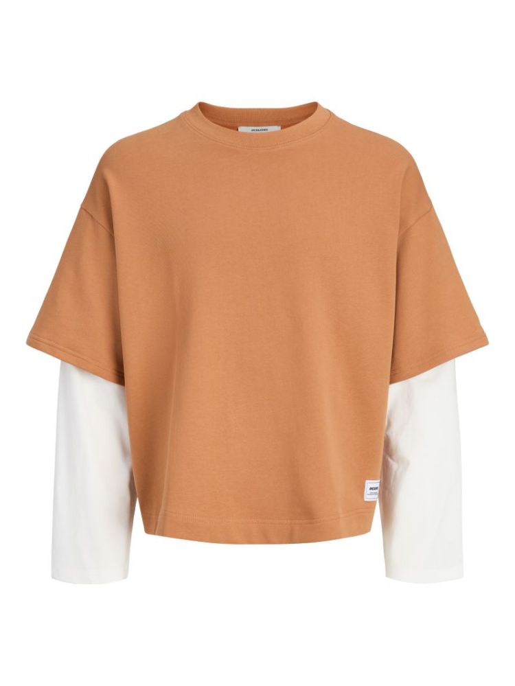 JCOECHO DOUBLE LAYERED SWEAT C 221375 Tomato C