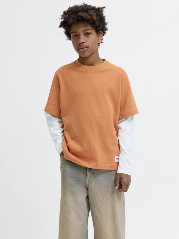 JCOECHO DOUBLE LAYERED SWEAT C 221375 Tomato C