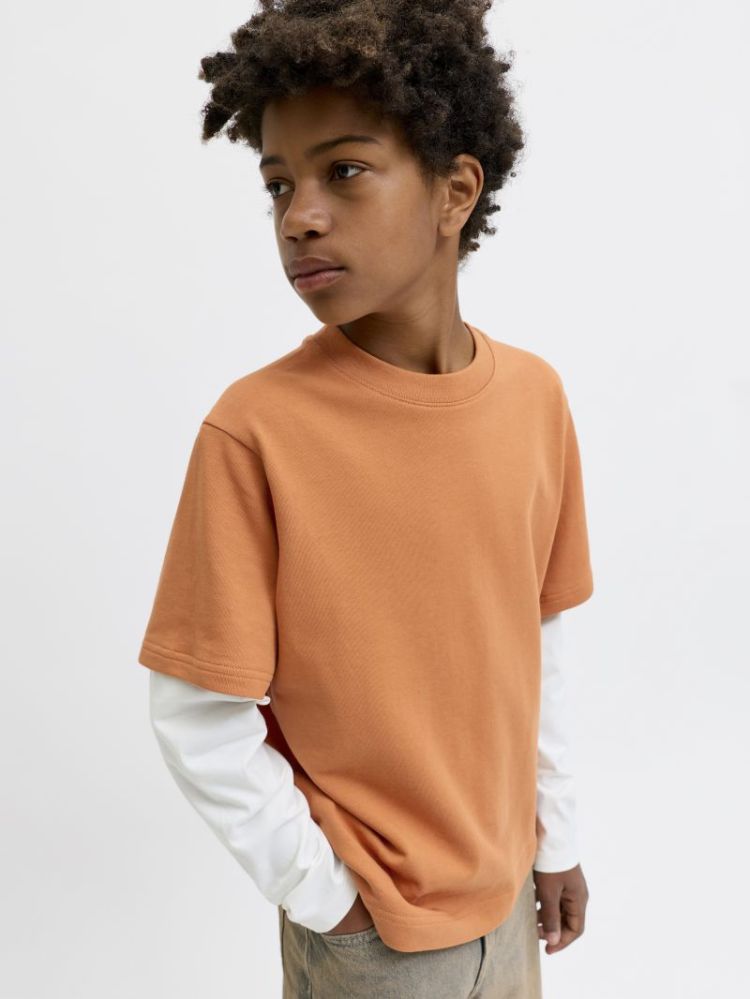 JCOECHO DOUBLE LAYERED SWEAT C 221375 Tomato C