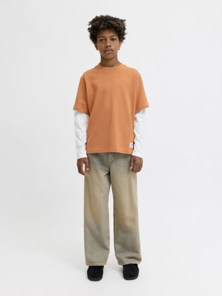 JCOECHO DOUBLE LAYERED SWEAT C 221375 Tomato C