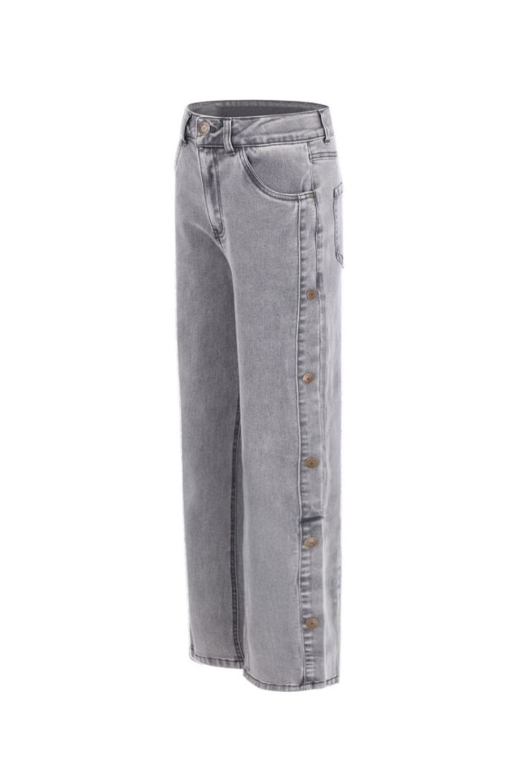 Girls Kids 080 Grey denim