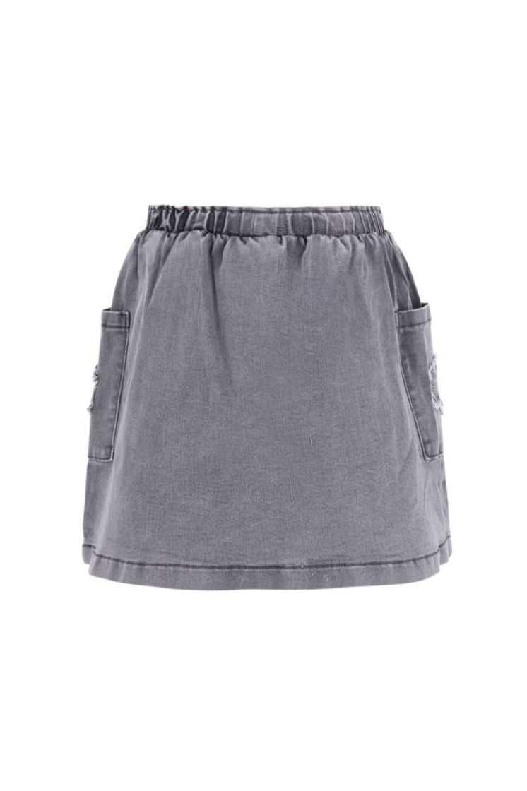 Girls Kids 080 Grey denim