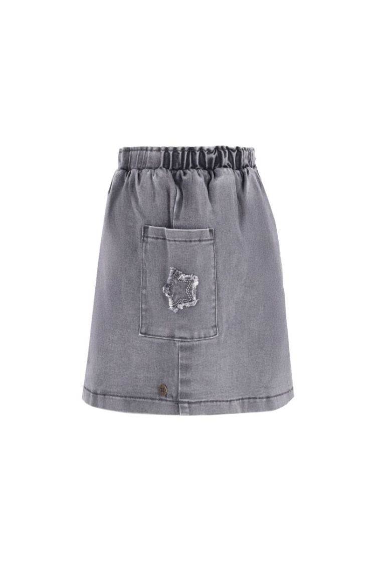 Girls Kids 080 Grey denim