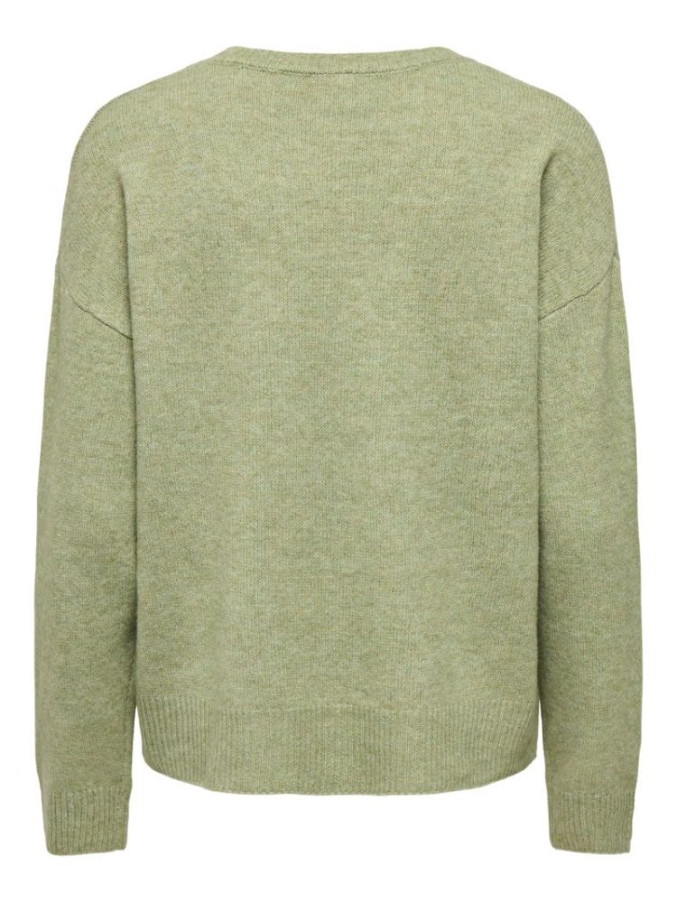 ONLOLIVIA LS O-NECK CC KNT 295501001 Sphag
