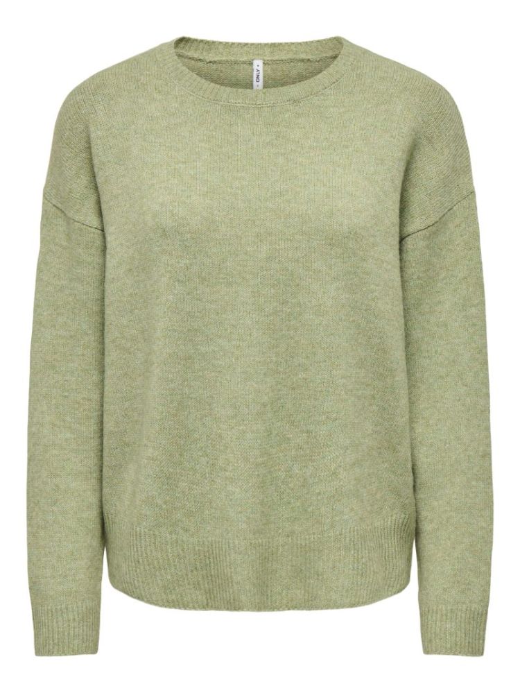 ONLOLIVIA LS O-NECK CC KNT 295501001 Sphag