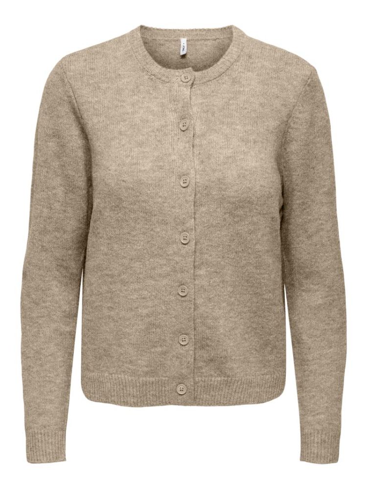 ONLOLIVIA LS O-NECK CARDIGAN C 183019001 Humus