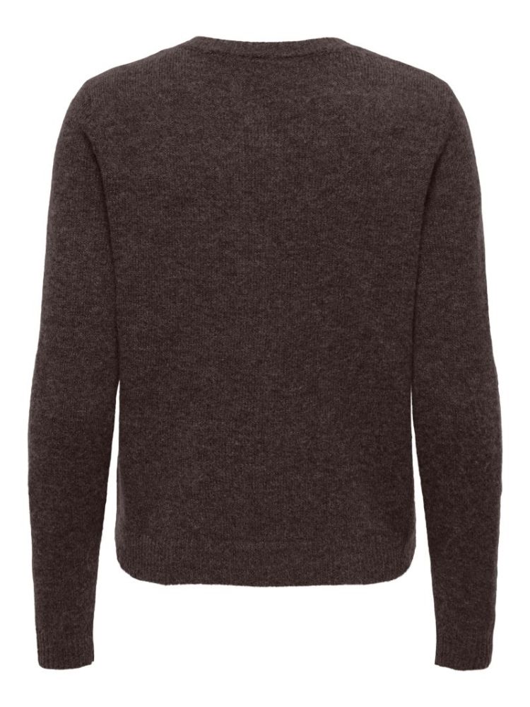 ONLOLIVIA LS O-NECK CARDIGAN C 206971001 Mole/
