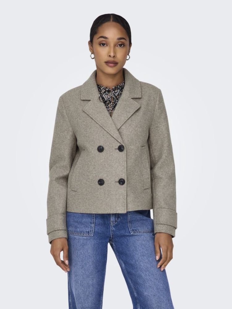 ONLFREJA SHORT DB JACKET OTW N 278275001 Mocha