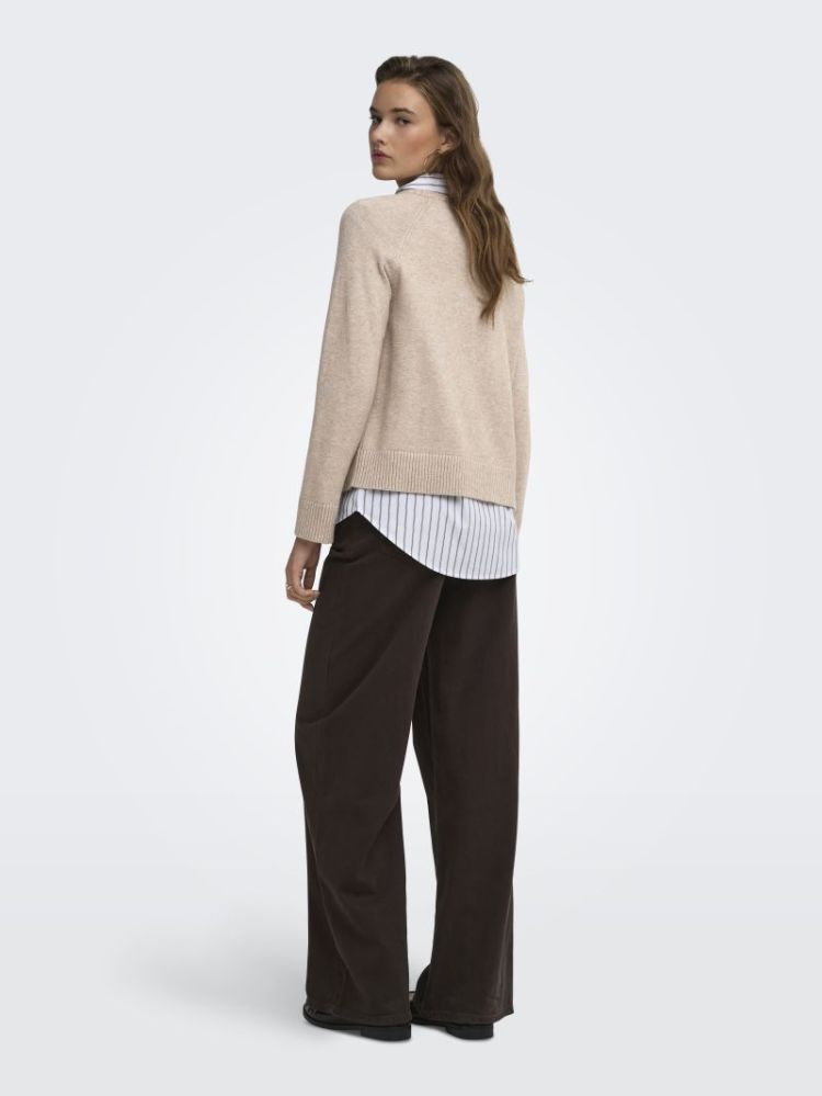 ONLPRINCESS LS O-NECK RAGLAN K 278275001 Mocha