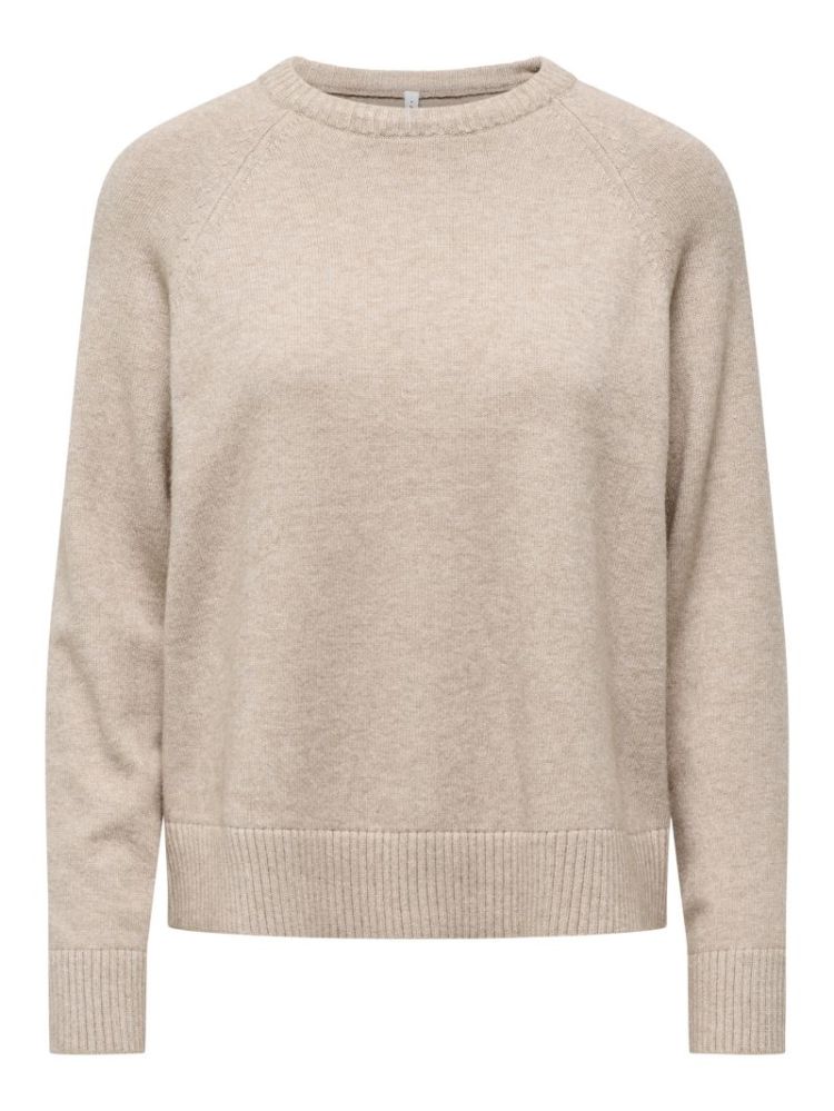 ONLPRINCESS LS O-NECK RAGLAN K 278275001 Mocha