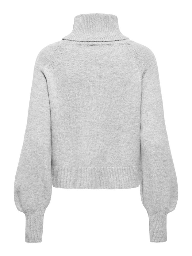 ONLOLIVIA LS ROLL NECK CC KNT 179073 Light Gr