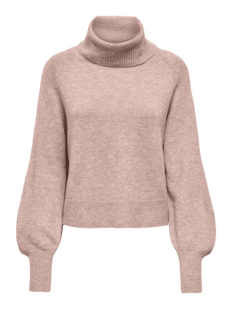 ONLOLIVIA LS ROLL NECK CC KNT 177951001 Rose