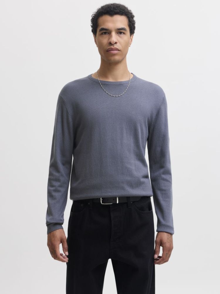 JJEEMIL KNIT CREW NECK NOOS 176720 Turbulen