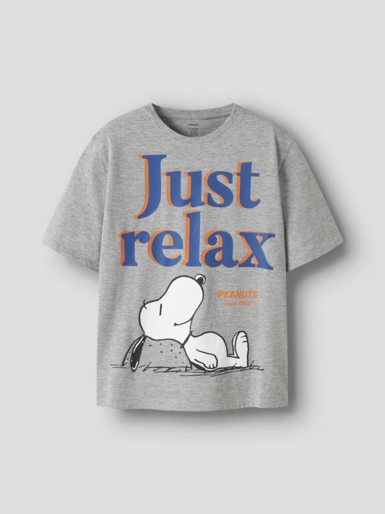 NKMASIM SNOOPY SS NREG TOP BOX 179334 Grey Mel