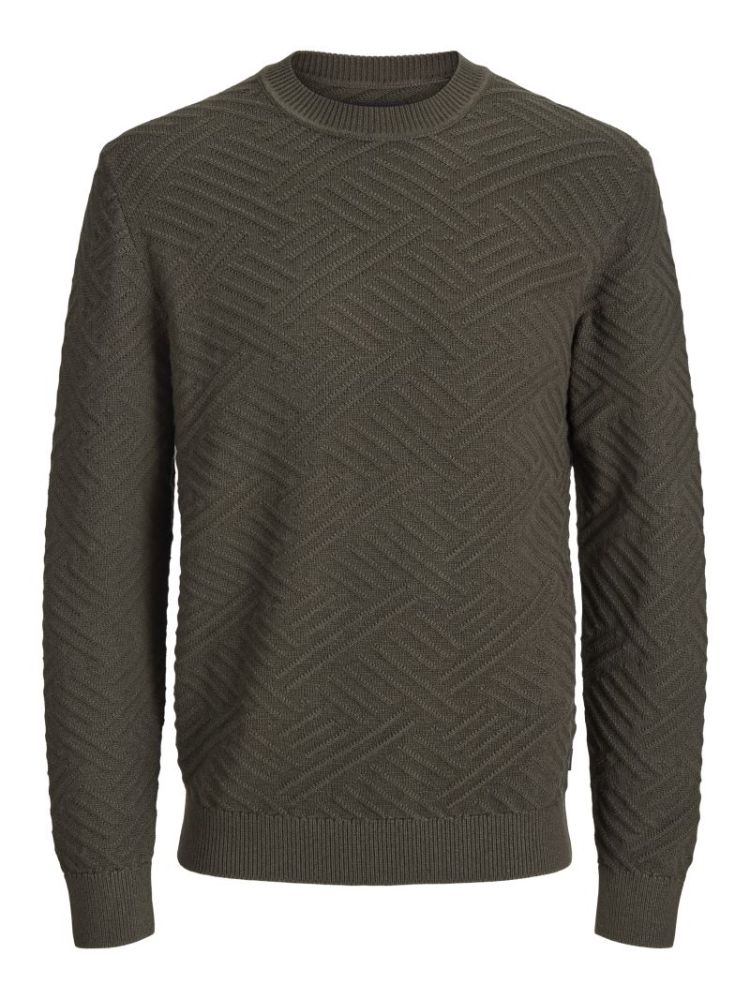 JPRBLACOLE KNIT STRUCTURE PACK 176578 Forest N