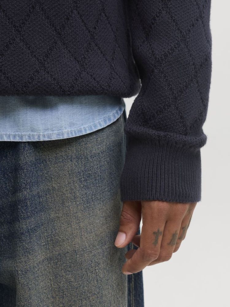 JPRBLACOLE KNIT STRUCTURE PACK 175879002 Night