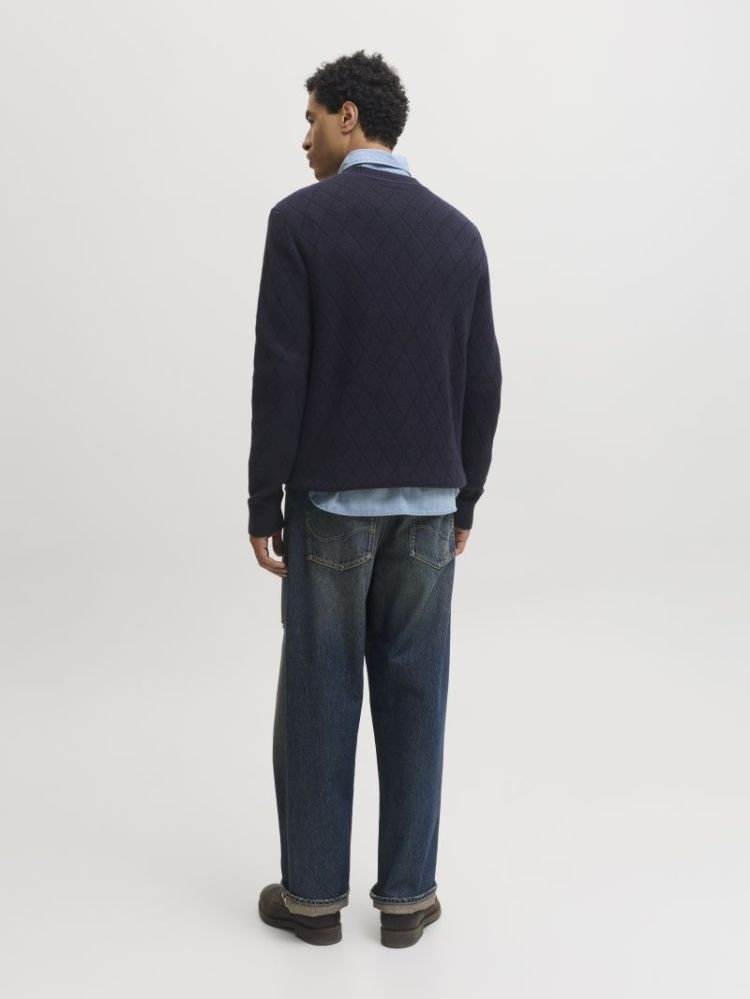 JPRBLACOLE KNIT STRUCTURE PACK 175879002 Night