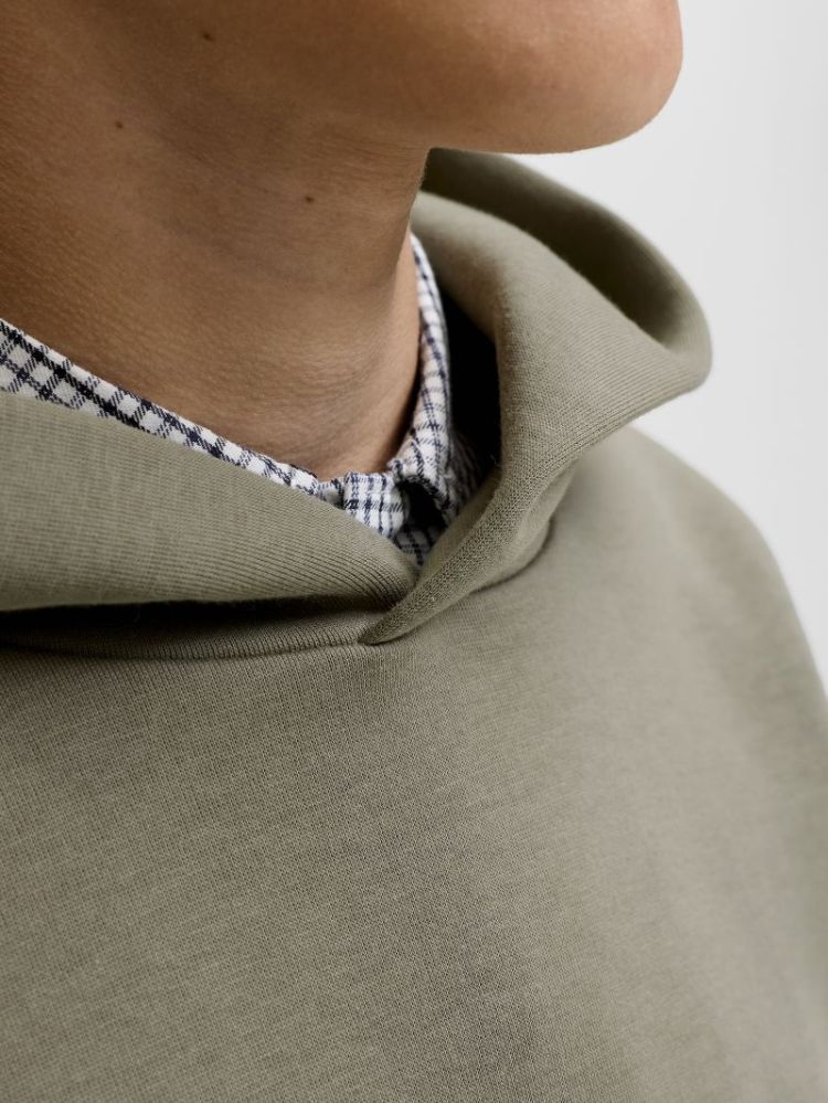 JJEBARRON SWEAT HOOD NOOS JNR 176725 Vetiver