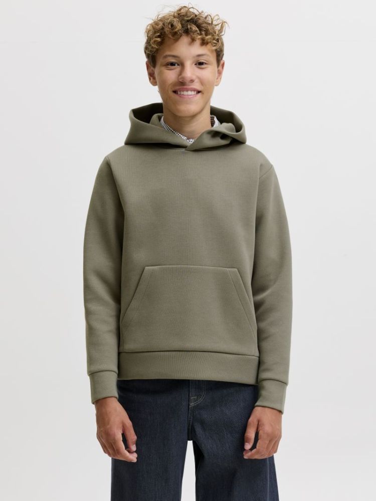 JJEBARRON SWEAT HOOD NOOS JNR 176725 Vetiver