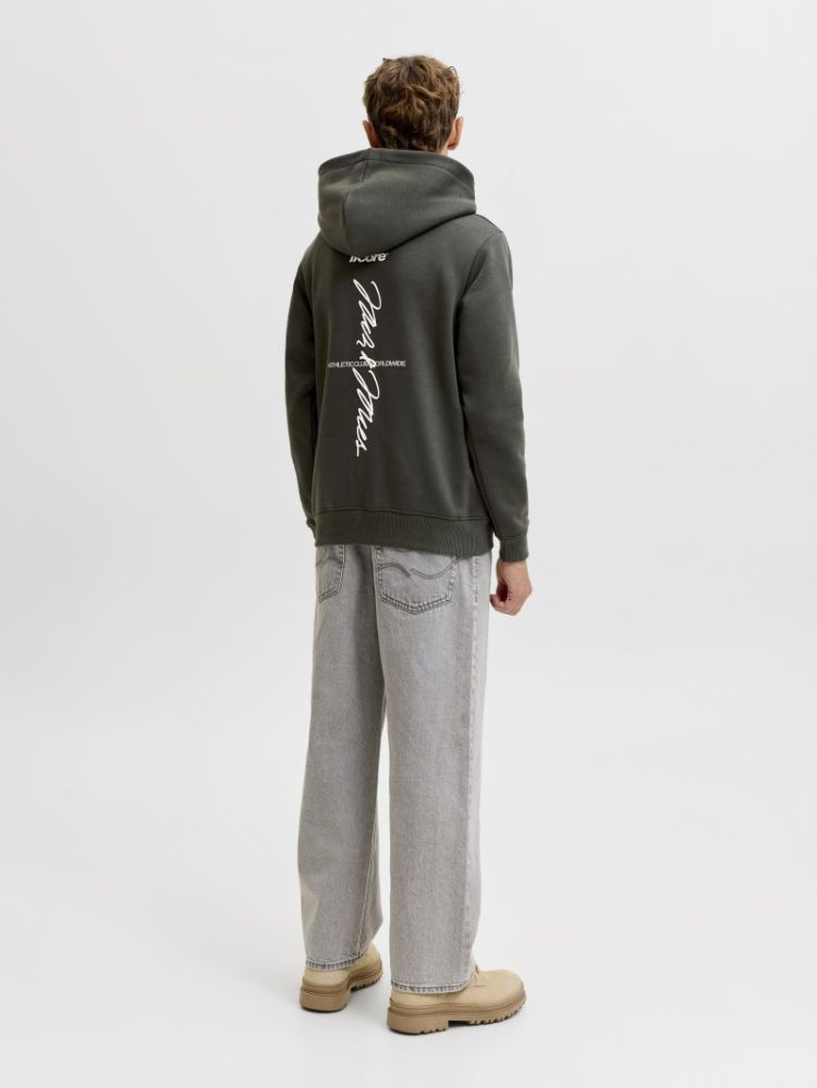 JCOCLUB BACK SCRIPT SWEAT HOOD 176651001 Peat/