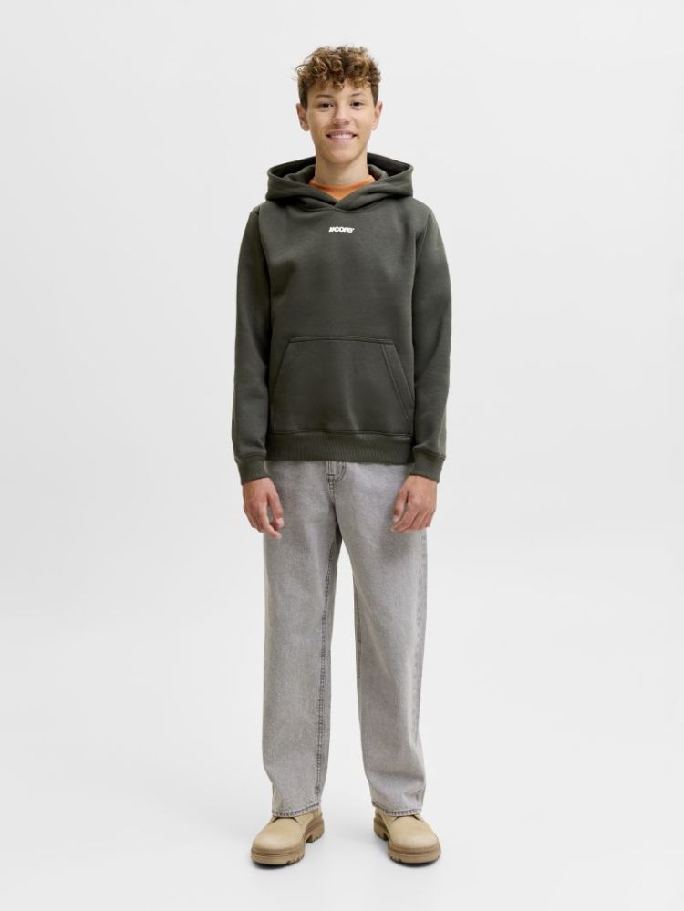 JCOCLUB BACK SCRIPT SWEAT HOOD 176651001 Peat/