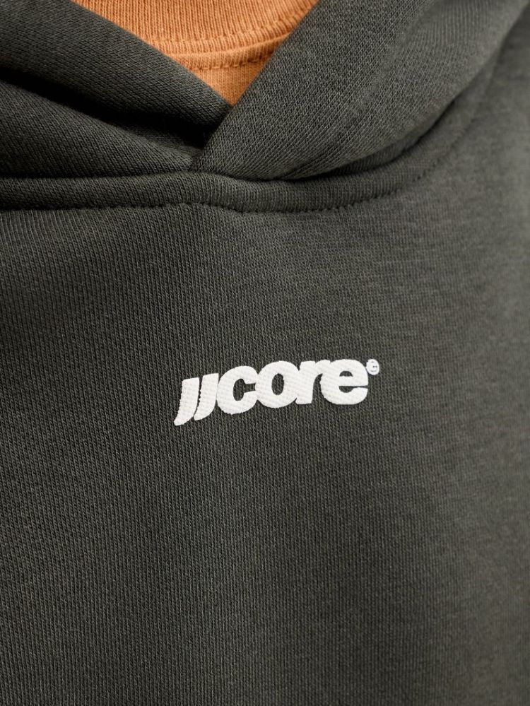 JCOCLUB BACK SCRIPT SWEAT HOOD 176651001 Peat/