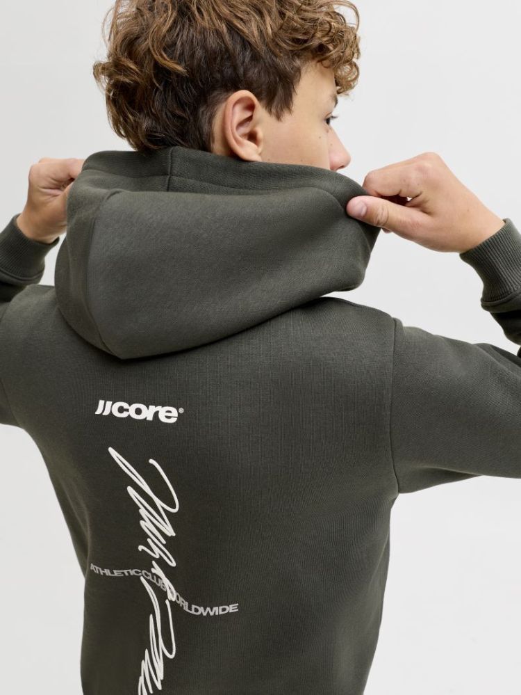 JCOCLUB BACK SCRIPT SWEAT HOOD 176651001 Peat/