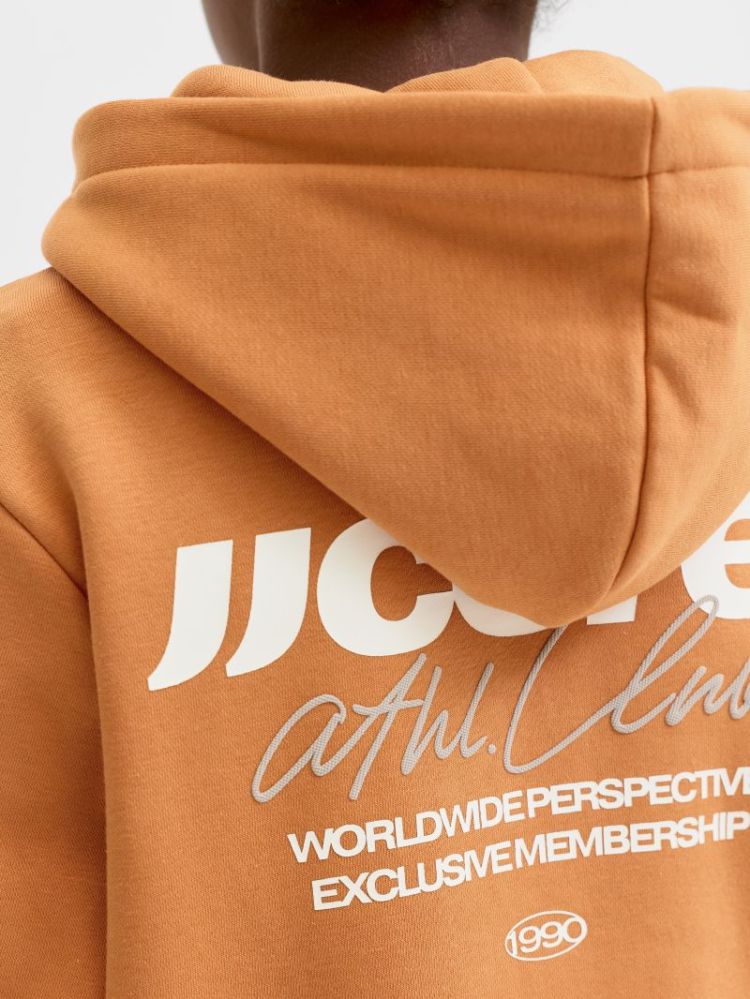 JCOCLUB BACK SCRIPT SWEAT HOOD 221375001 Tomat