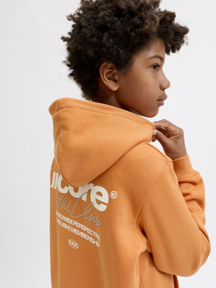 JCOCLUB BACK SCRIPT SWEAT HOOD 221375001 Tomat