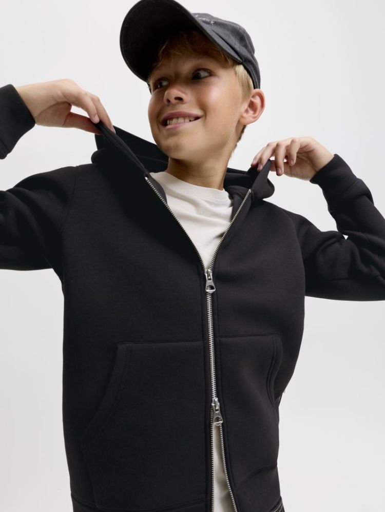 JCOLEGACY SWEAT SCUBA ZIP HOOD 178012 Black