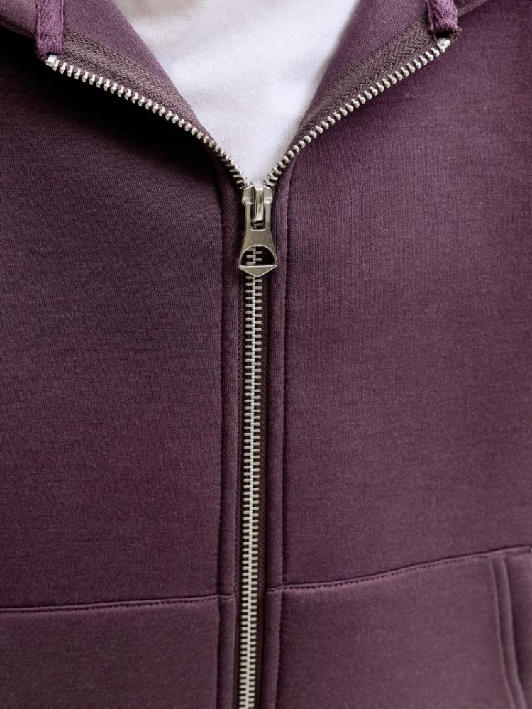 JCOLEGACY SWEAT SCUBA ZIP HOOD 176966 Fudge
