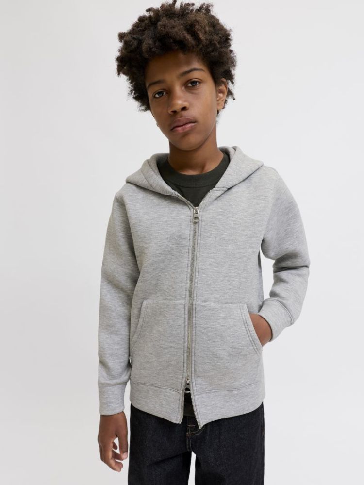 JCOLEGACY SWEAT SCUBA ZIP HOOD 179085 Light Gr