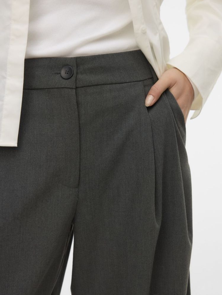 VMSTELLA MW WIDE PLEAT PANT NO 178996 Dark Gre