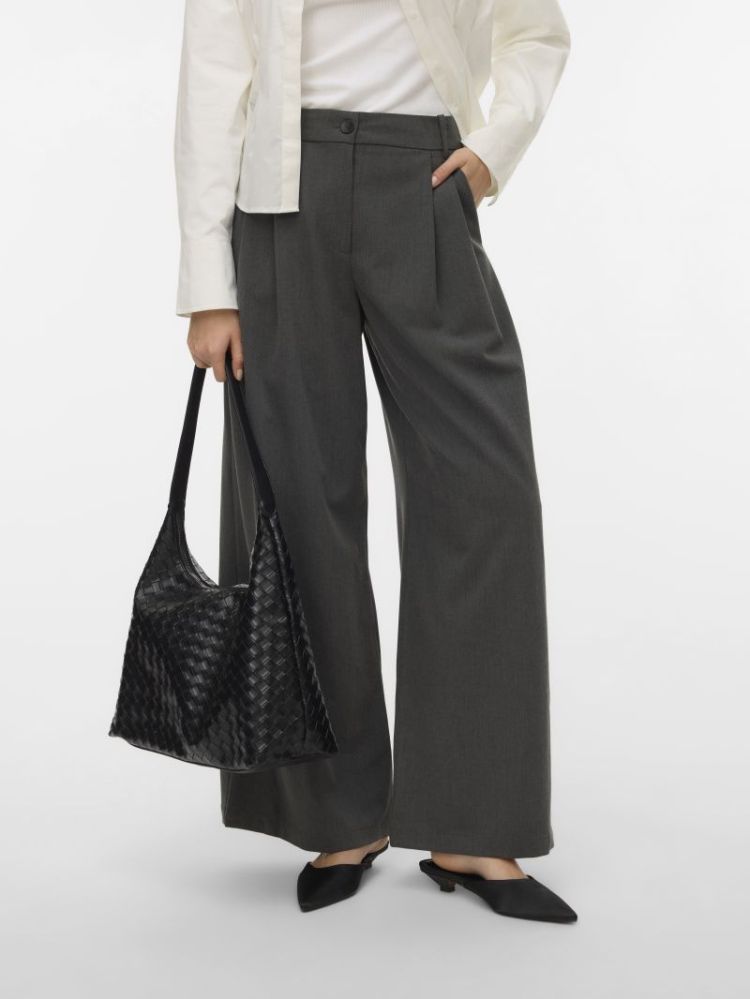 VMSTELLA MW WIDE PLEAT PANT NO 178996 Dark Gre