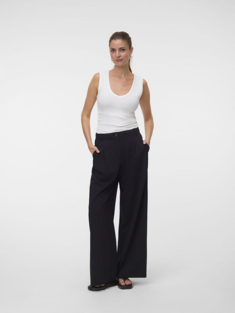 VMSTELLA MW WIDE PLEAT PANT NO 177868 Black