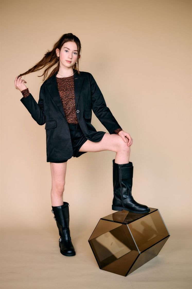 Girls Teens 014 Jet Black