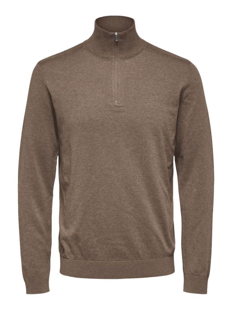 SLMBERG LS HALF ZIP NOOS 182711001 Teak/
