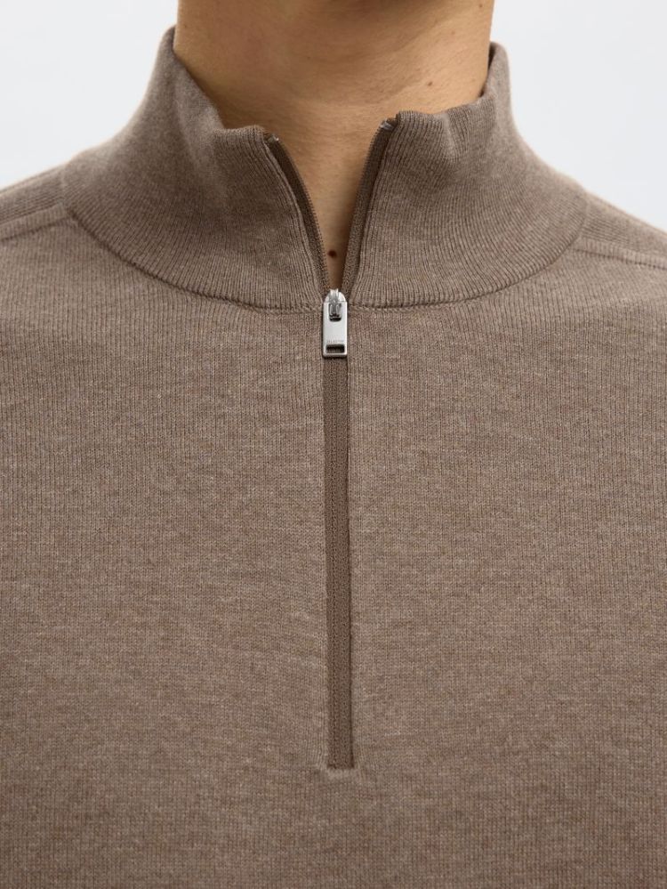 SLMBERG LS HALF ZIP NOOS 182711001 Teak/