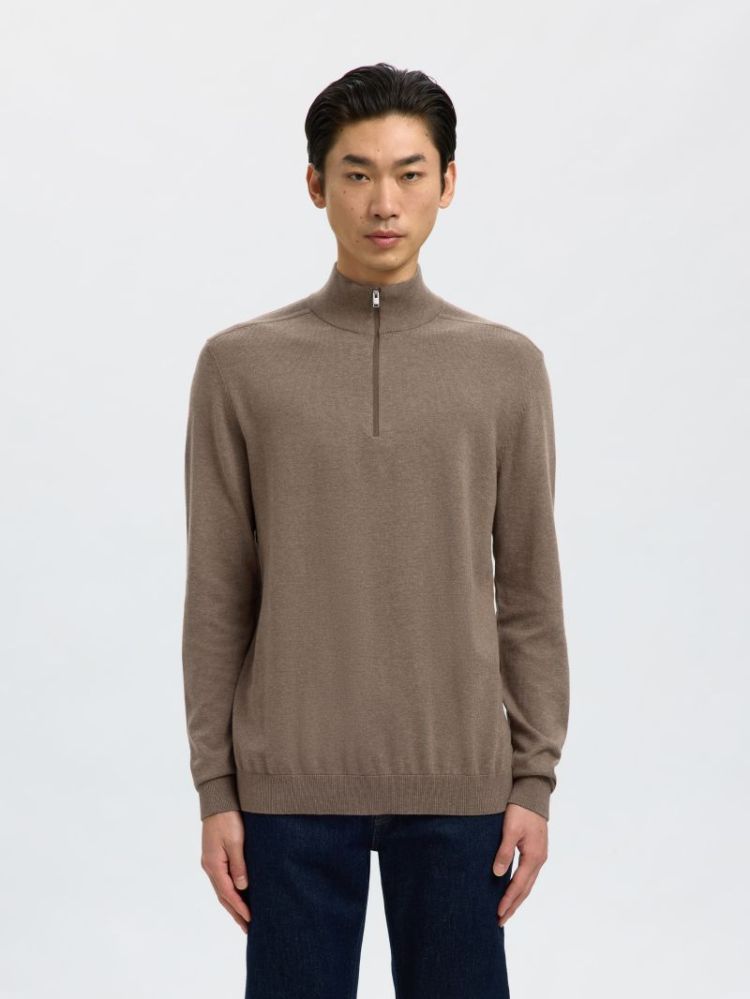 SLMBERG LS HALF ZIP NOOS 182711001 Teak/