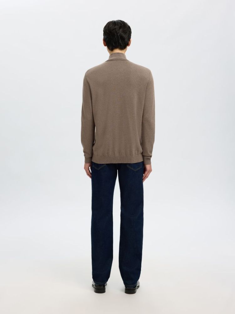 SLMBERG LS HALF ZIP NOOS 182711001 Teak/