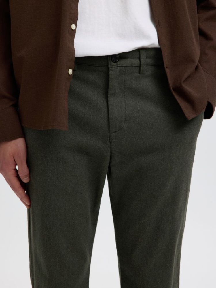 SLM175-SLIM MILES BRUSHED PANT 178191002 Fores