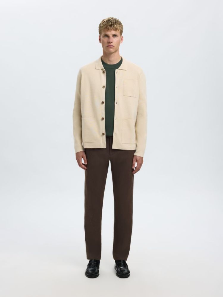 SLM175-SLIM MILES BRUSHED PANT 182919002 Demit