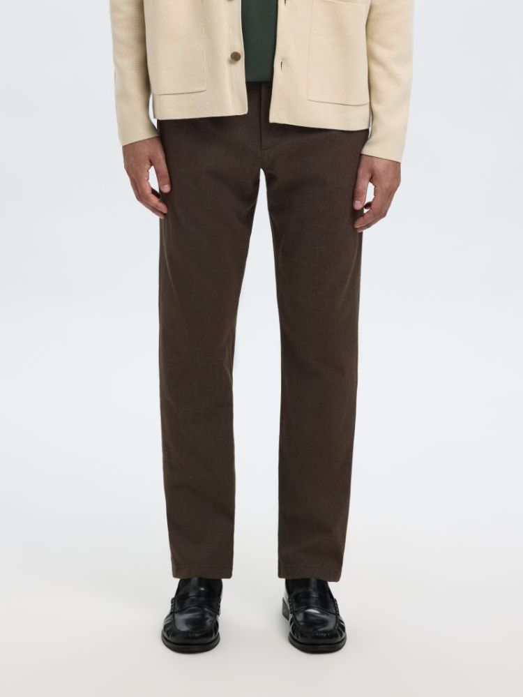 SLM175-SLIM MILES BRUSHED PANT 182919002 Demit