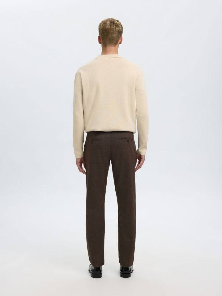 SLM175-SLIM MILES BRUSHED PANT 182919002 Demit
