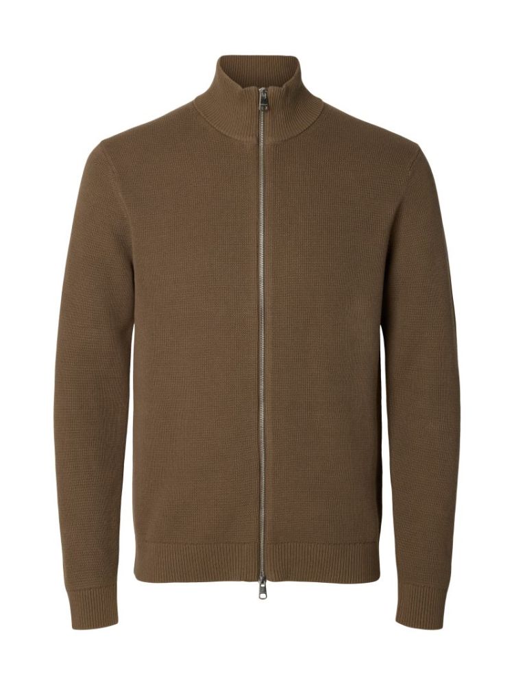 SLMDANE LS KNIT REG STRUC FULL 202890 Morel