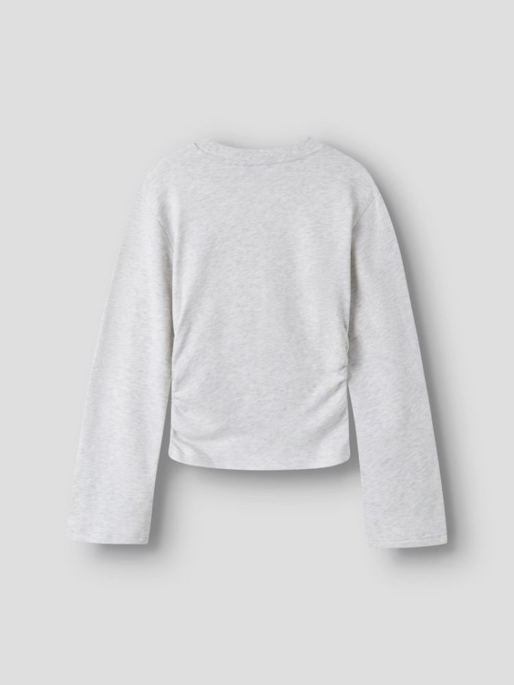 NLFNIZU LS RUCHED SWEAT 182331 Light Gr