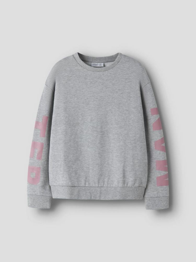 NKFNOKKI LS RLX SWEAT BRU 179334 Grey Mel