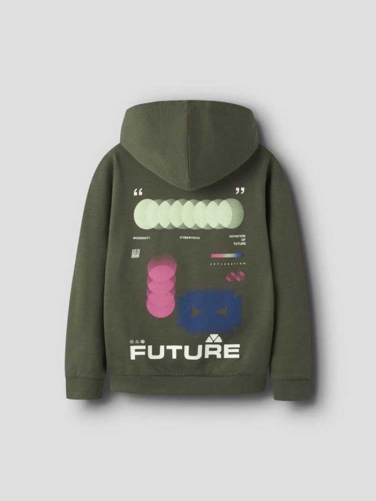 NKMNIGO LS NREG SWEAT WH BRU B 233596 Olive Ni