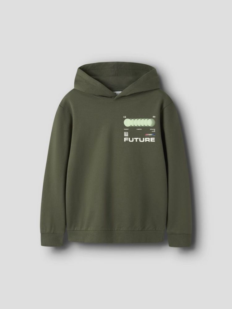 NKMNIGO LS NREG SWEAT WH BRU B 233596 Olive Ni