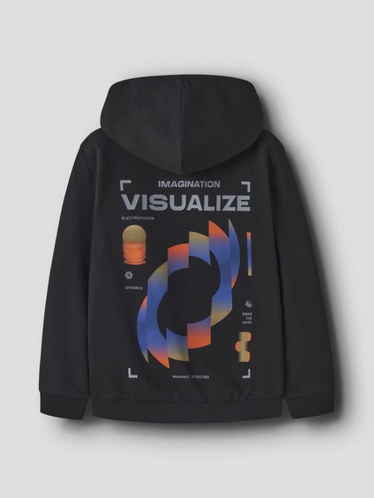 NKMNIGO LS NREG SWEAT WH BRU B 178466 Black